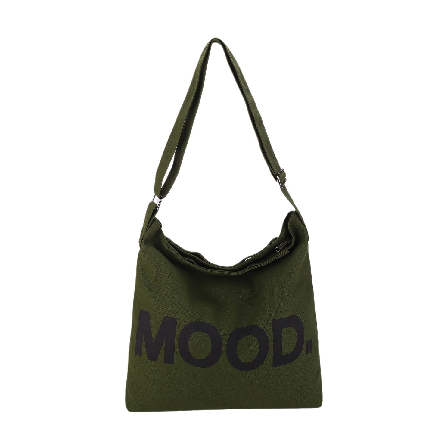 Canvas Female Letter Cloth College Class Make-up Crossbody Bags