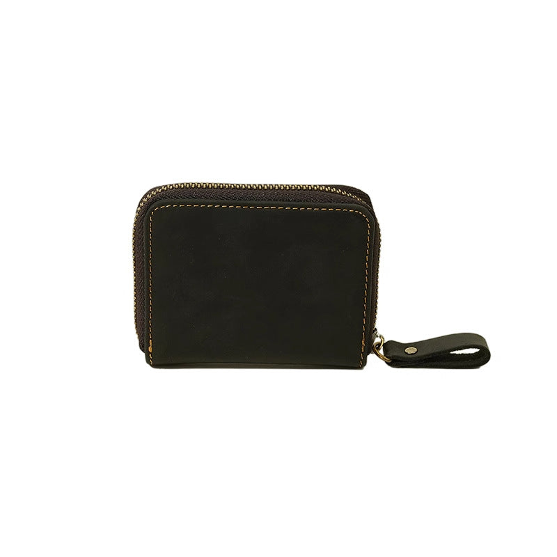 Men's Soft Leather Simple Large Capacity Position Card Holder