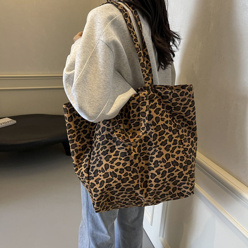 Women's Print Canvas Large Capacity Fashionable Portable Bags