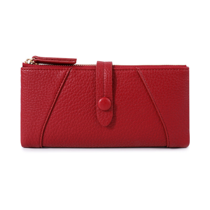 Women's Long Super Soft Flip Multiple Slots High Sense Ladies Wallet