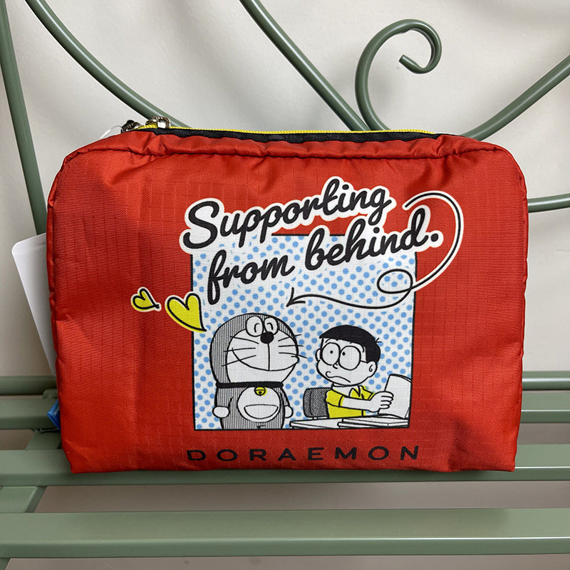 Name Cartoon Horizontal Printing Female Makeup Crossbody Bags