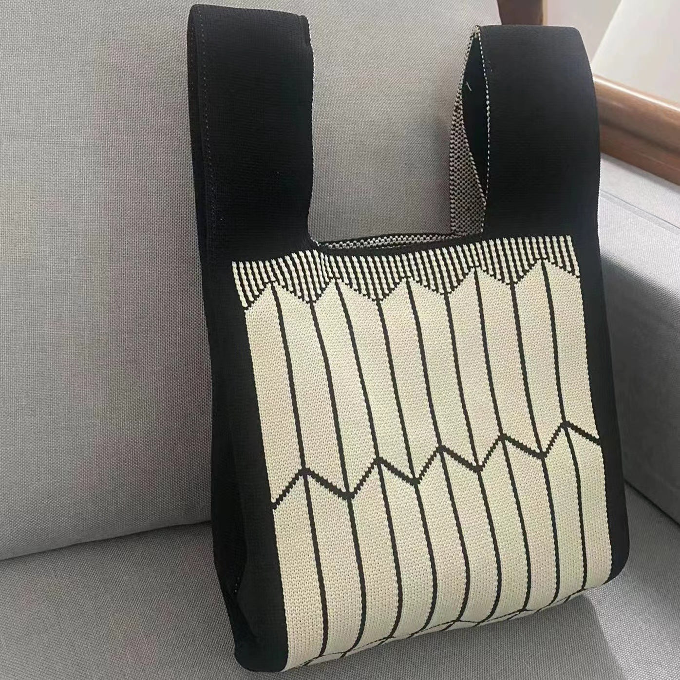 Women's Wool Version Hand Carrying Box Handbags