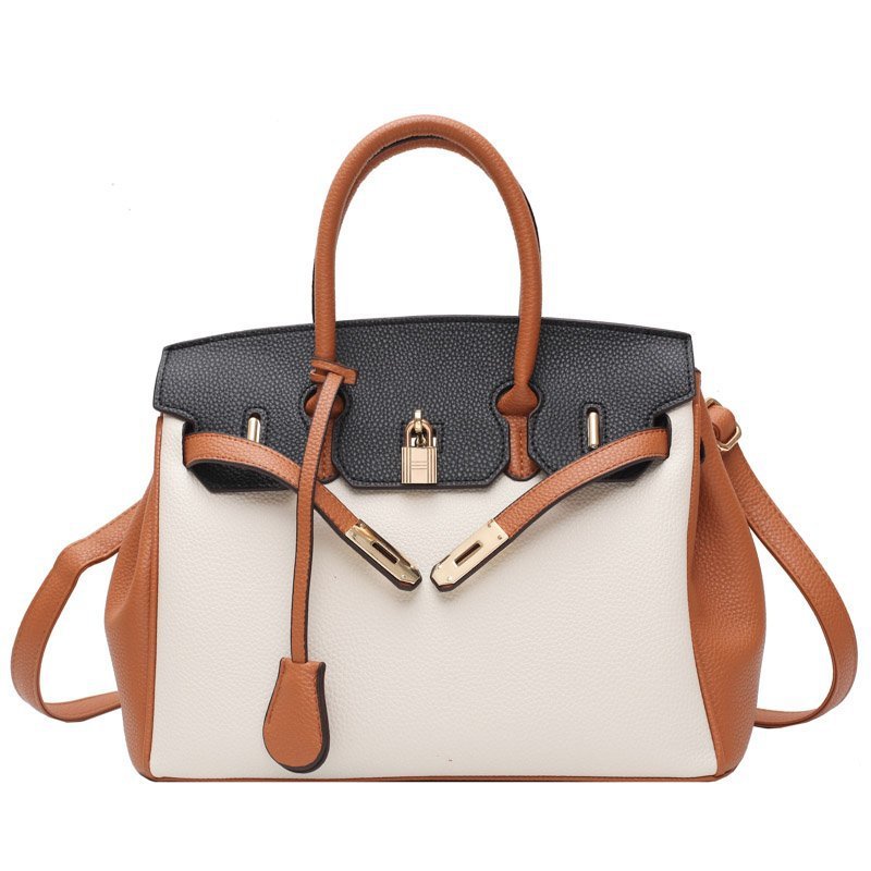 Women's Cool Contrast Color Large Capacity Totes Crossbody Bags