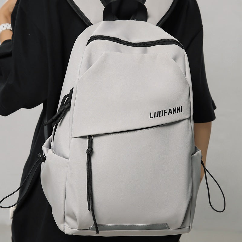 Men's Female College Trendy High Sense Portable Traveling Backpacks