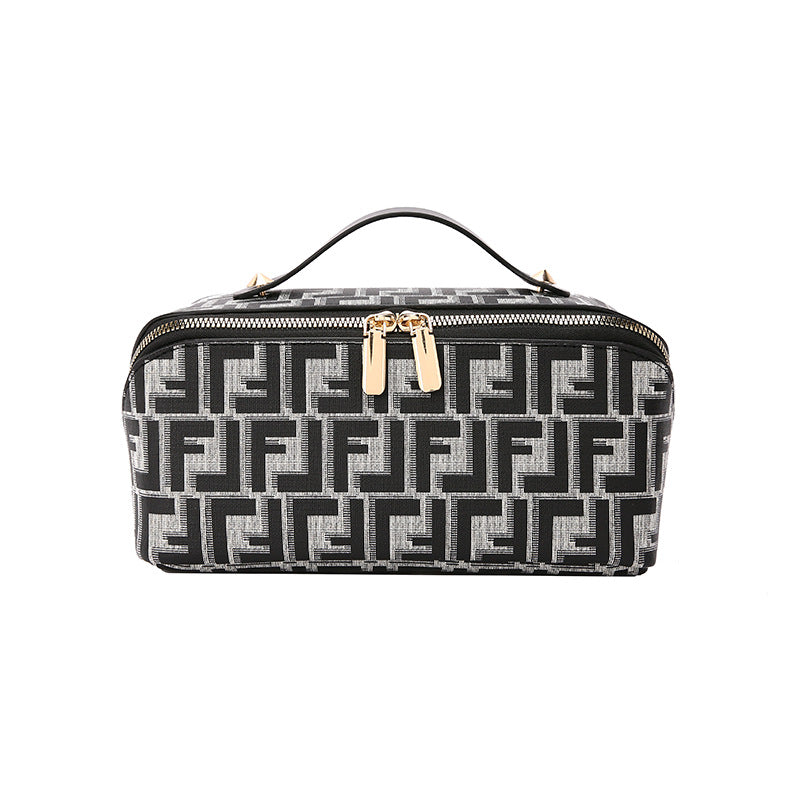 Capacity Good-looking Letter Printing Storage Portable Splash Cosmetic Bags