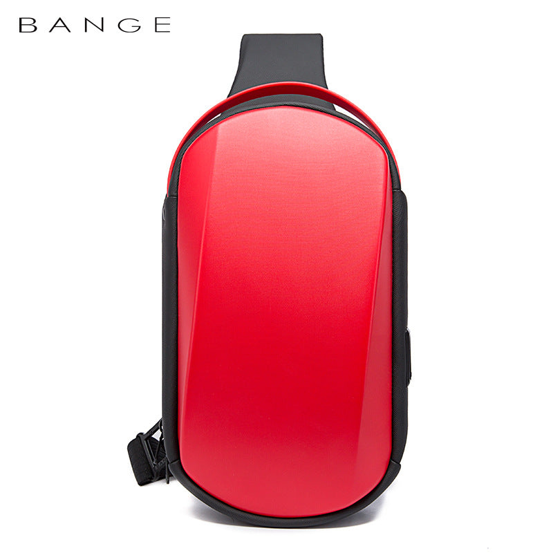 Men's Waterproof Hard Shell Trendy Pouch Men's Chest Bags
