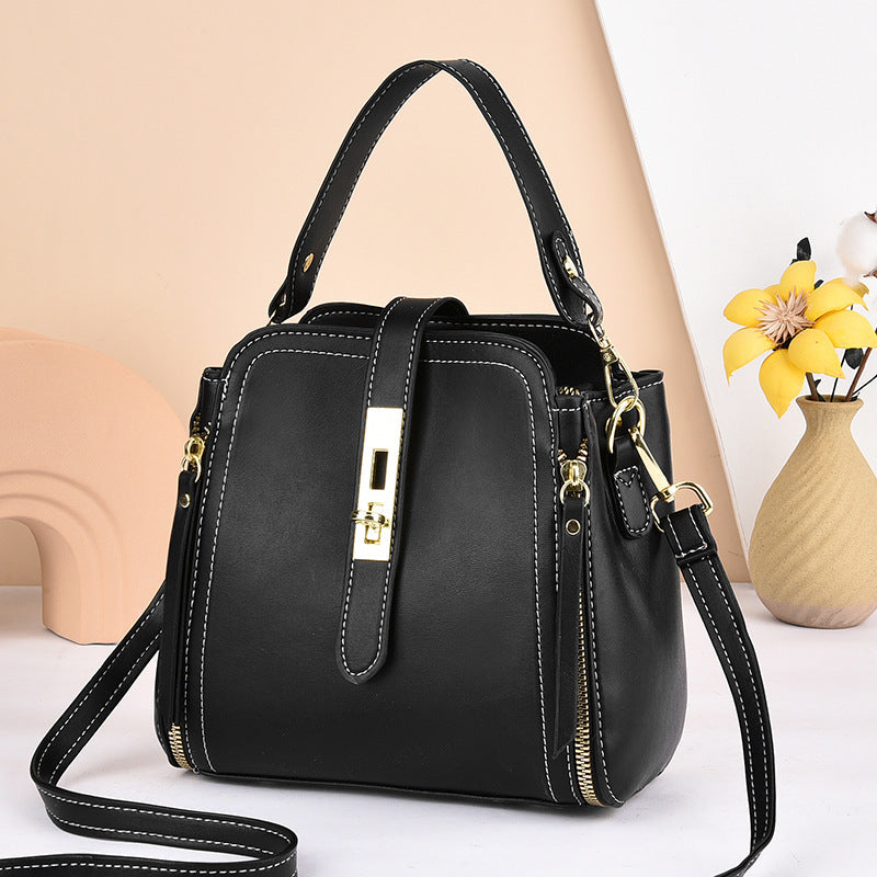 Women's Korean Style Fashion Large Elegant Versatile Handbags