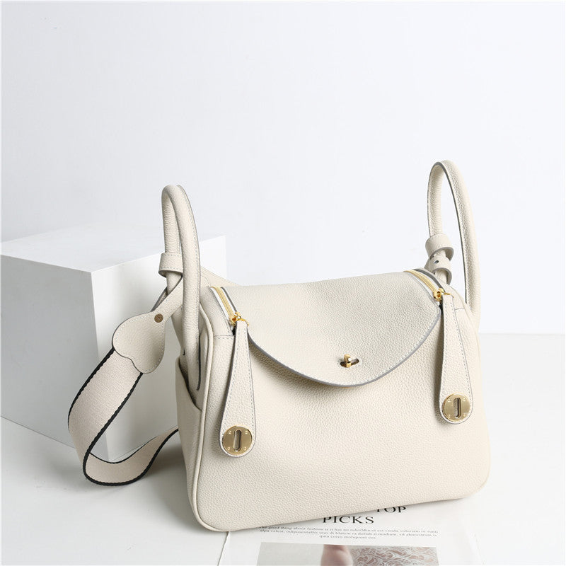 Women's First Layer Cowhide Lindi Leather Retro Handbags