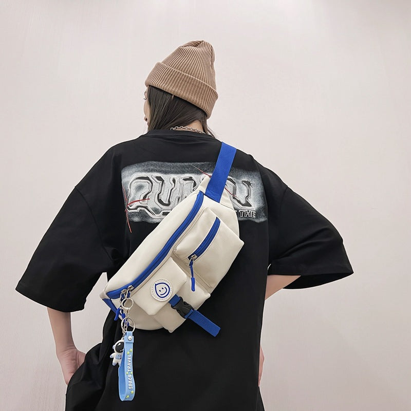 Men's Trendy Cool Waterproof Nylon Leisure Carry-on Men's Chest Bags