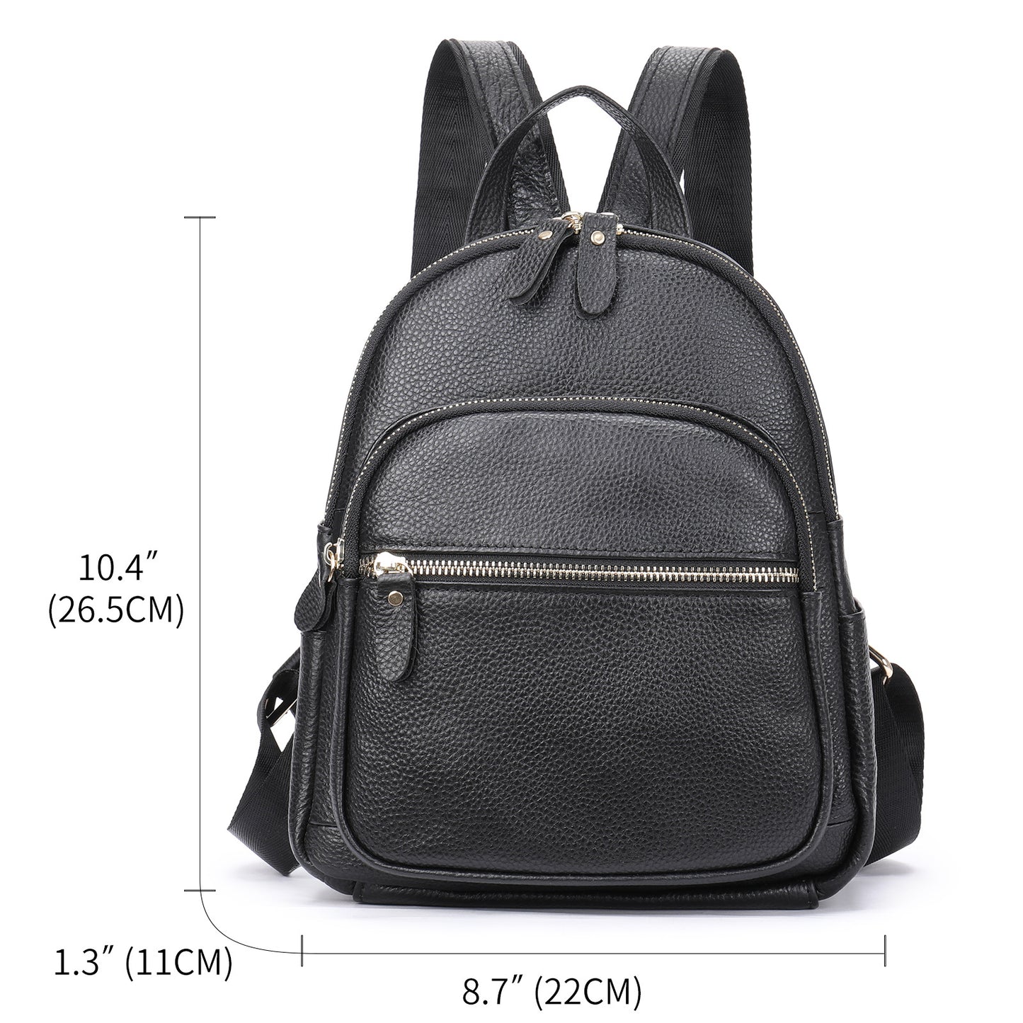 Women's Genuine Leather Fashion First Layer Cowhide Backpacks