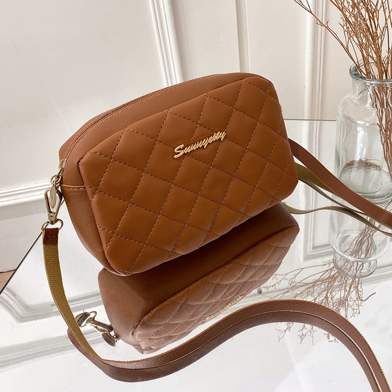 Attractive Stylish Women's Diamond Pattern Embroidered Crossbody Bags