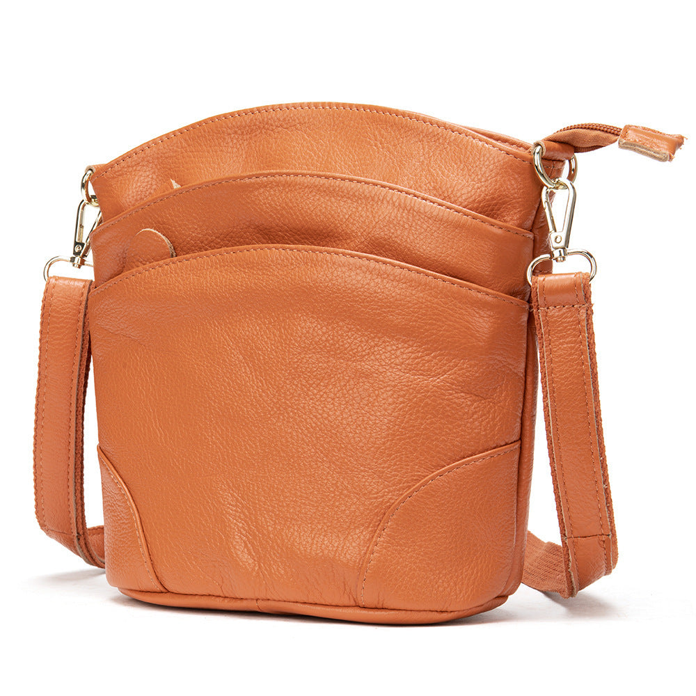 Women's Cowhide Leather First Layer Genuine High-grade Shoulder Bags