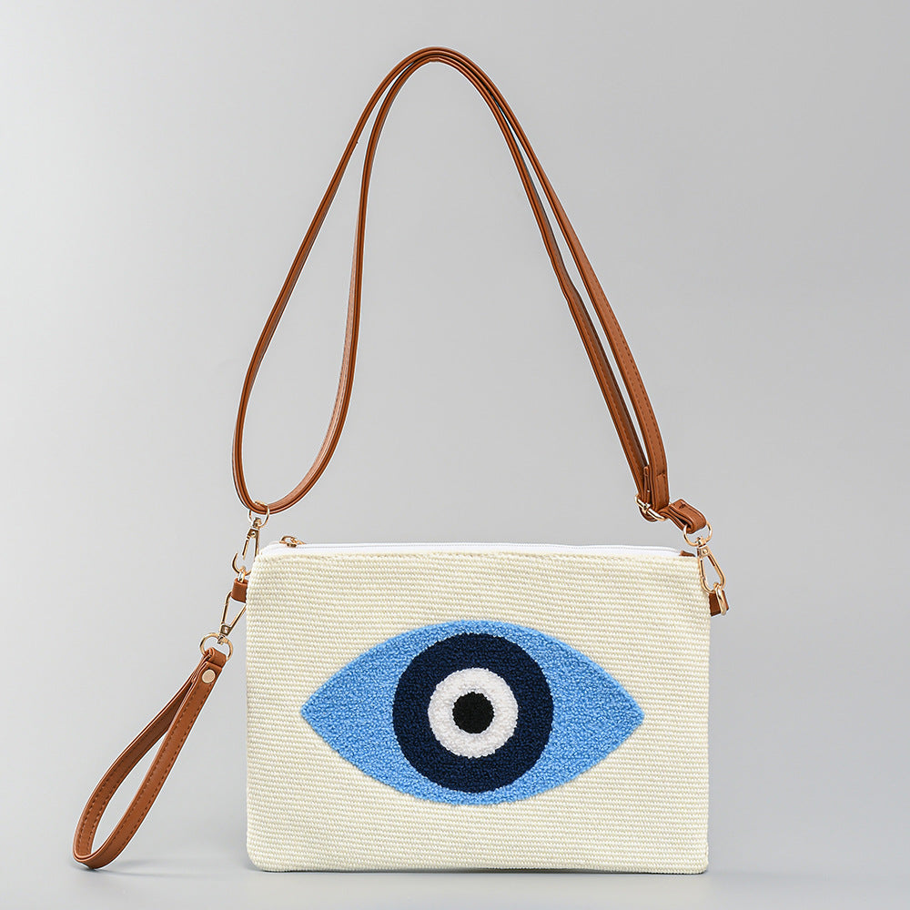 Women's Clutch Detachable Strap Leisure Holiday Towel Shoulder Bags