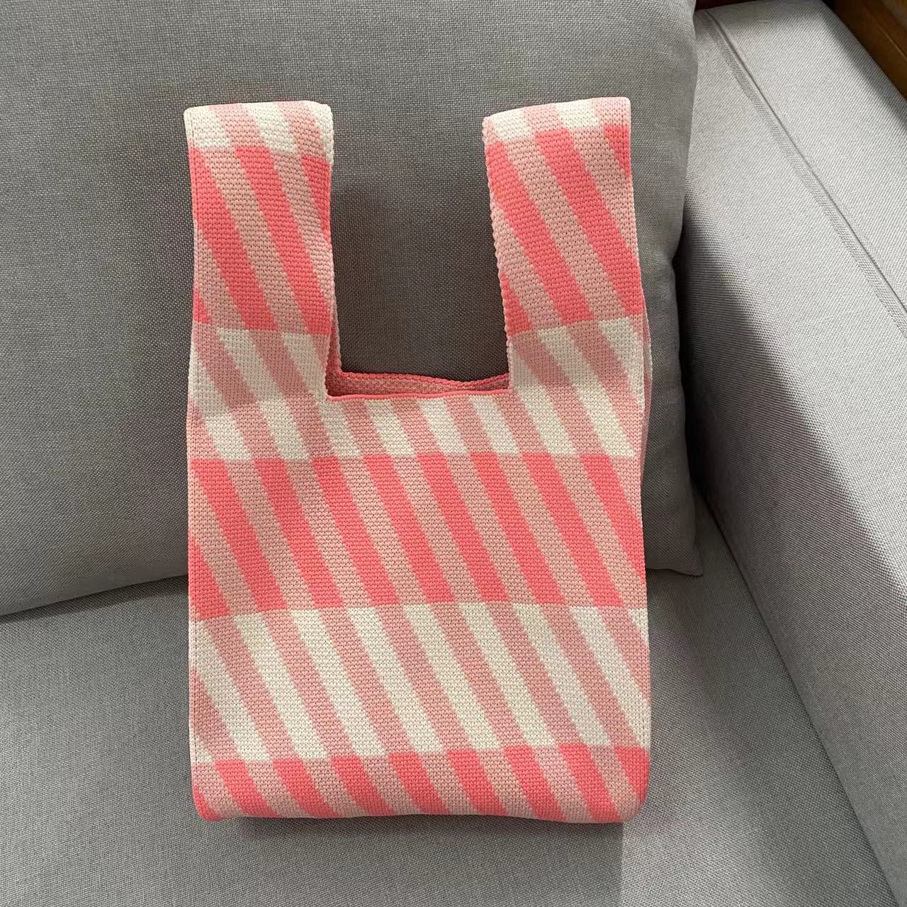 Korean Style Woolen Yarn Fashion Simple Handbags