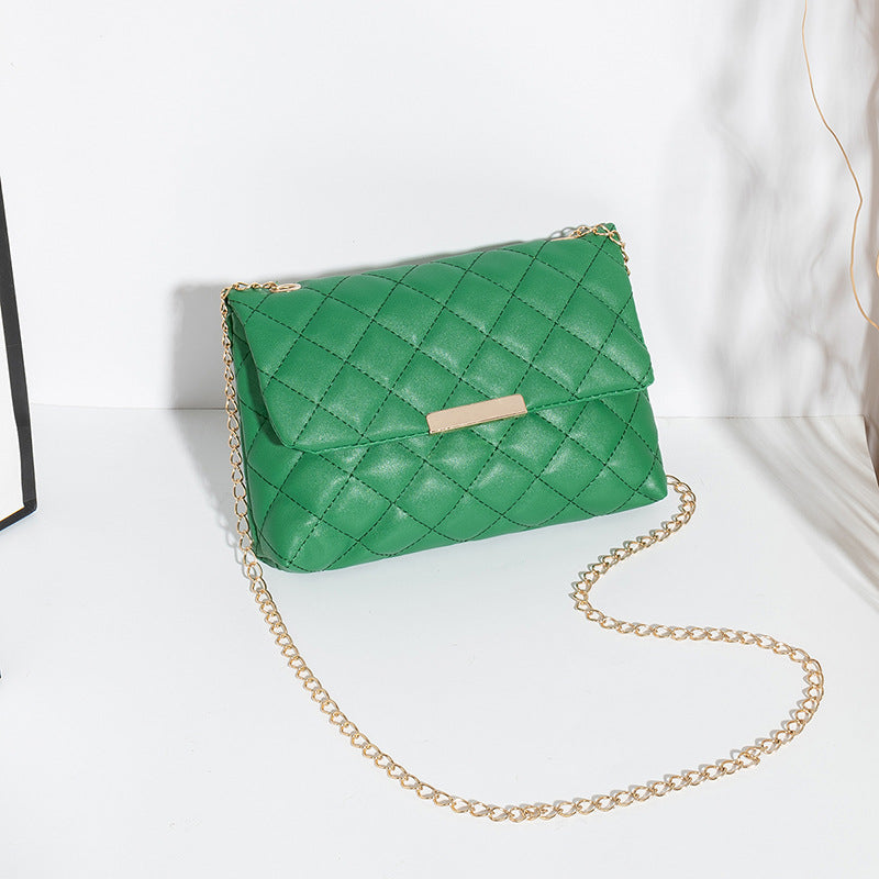 Unique Women's Style Diamond Pattern Embroidered Crossbody Bags