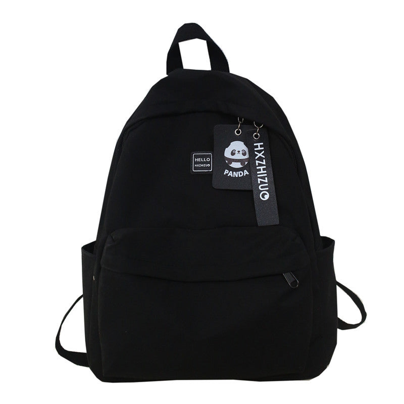 Spring Style Simple Female Preppy Trend Solid Backpacks