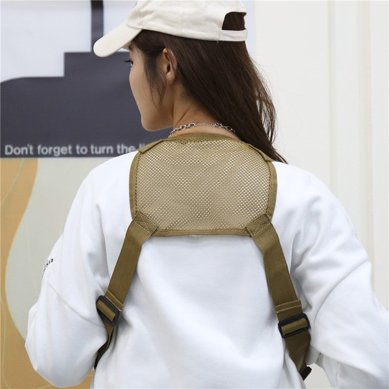 Comfortable Vest Camouflage Trend Work Clothes Bags