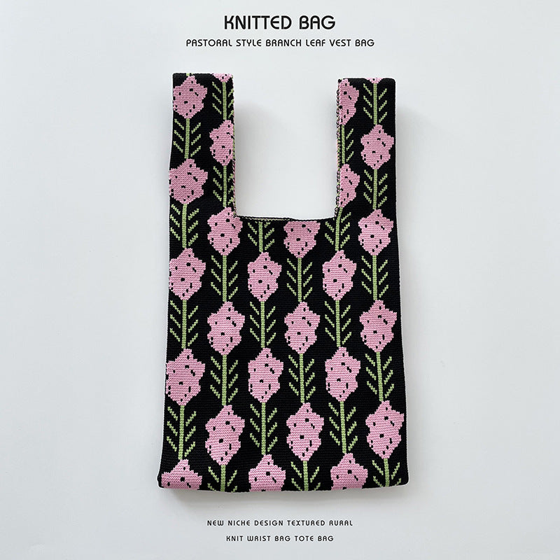 Series Knitted Versatile Large Capacity Commuter Holiday Bags