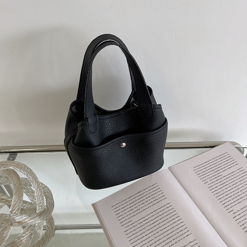 Women's Vegetable Basket Simple Fashion Soft Leather Texture Cross Crossbody Bags