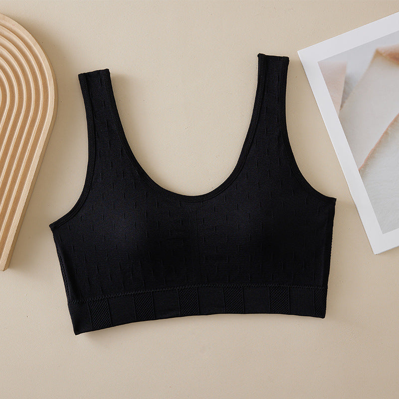 Chest Gather Comfortably Seamless Vest Fat Tanks Camis