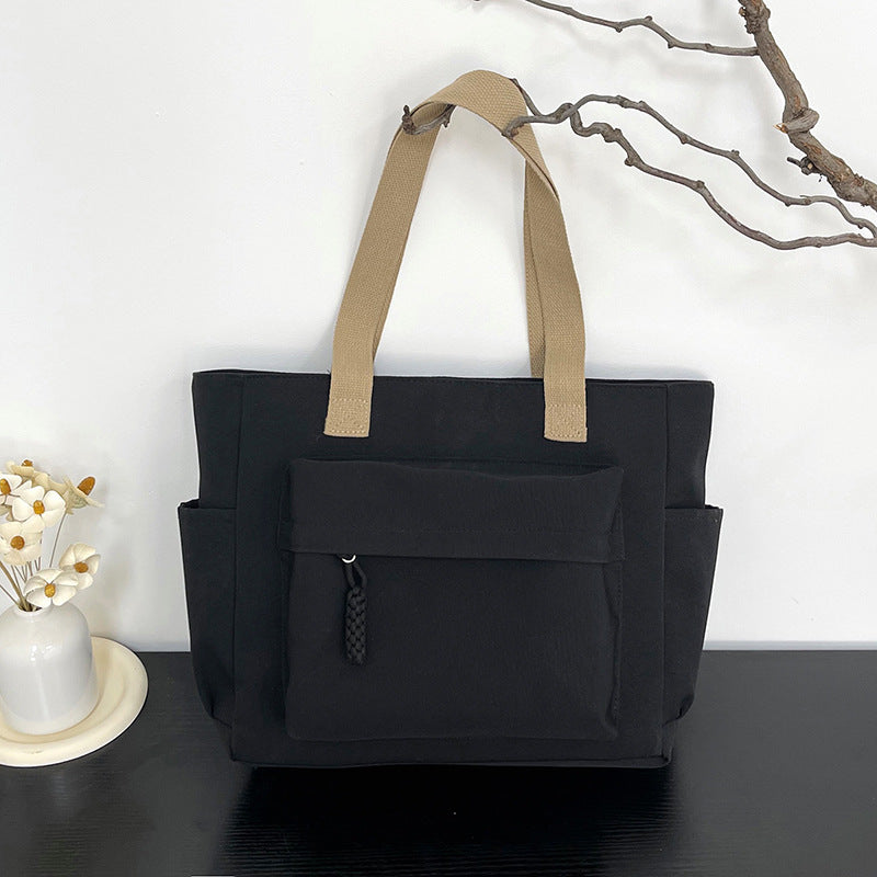Female Commuter Large Capacity Advanced Texture College Shoulder Bags