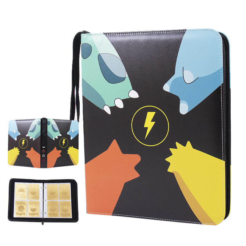 Magic Binder Grid Game Cartoon Favorites Card Holder