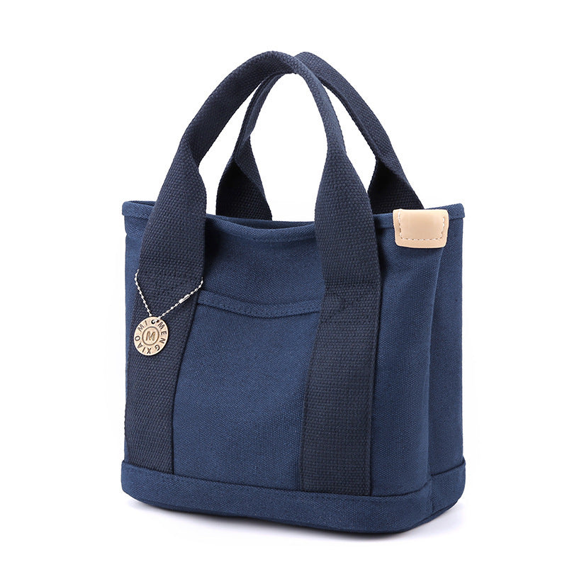 Women's Canvas Reticule Out Clutch Large Handbags