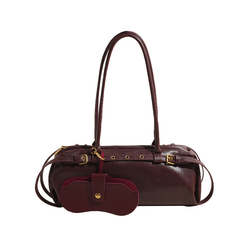Women's Korean Style Fashion Retro Baguette Popular Shoulder Bags