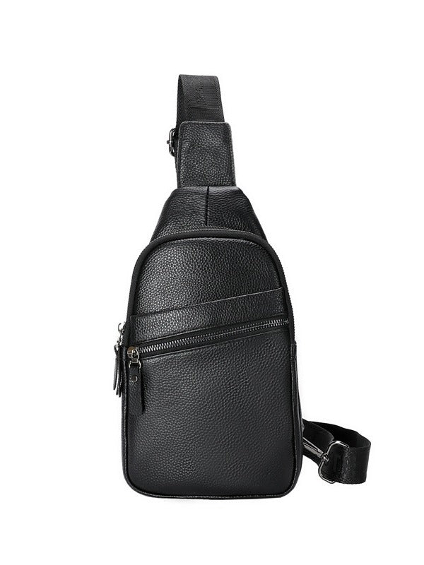 Men's Genuine Leather First Layer Cowhide High Bags