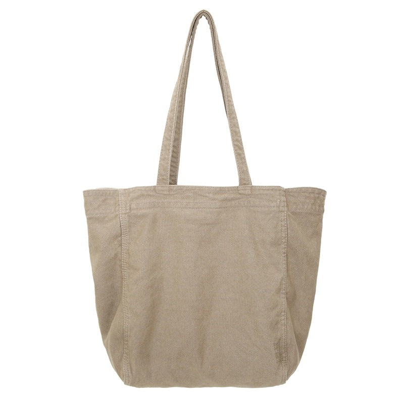 Women's Canvas Large Capacity Versatile Shopping Big Women's Shoulder Bag