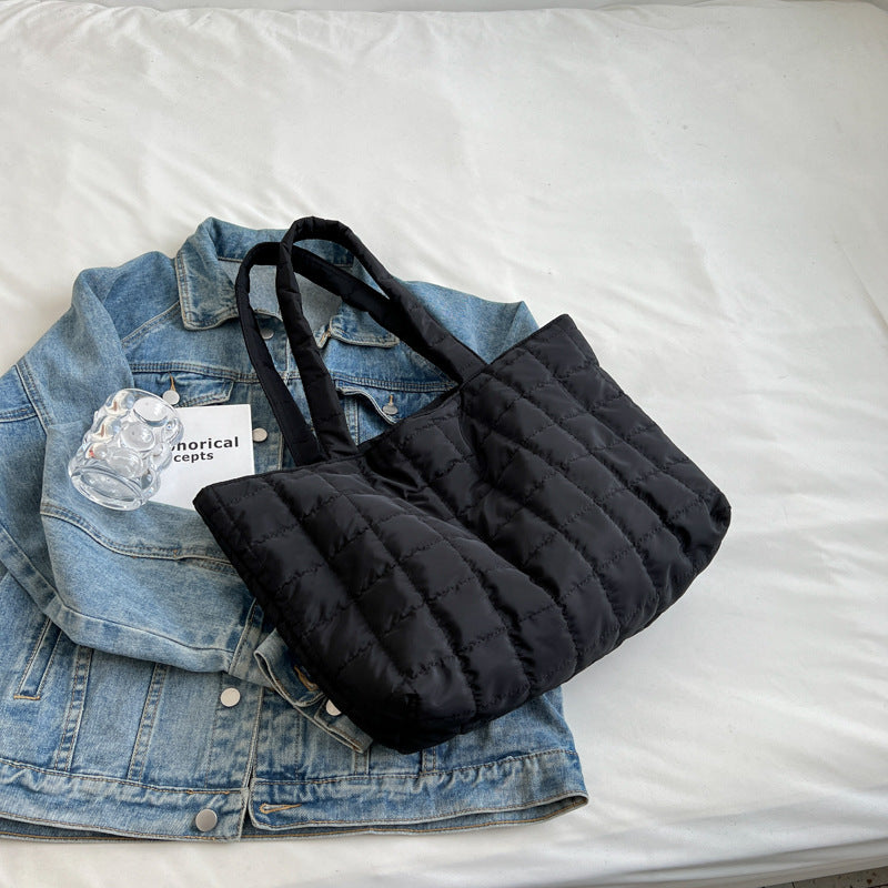 Women's Cotton Jacket Large Capacity Down Underarm Shoulder Bags