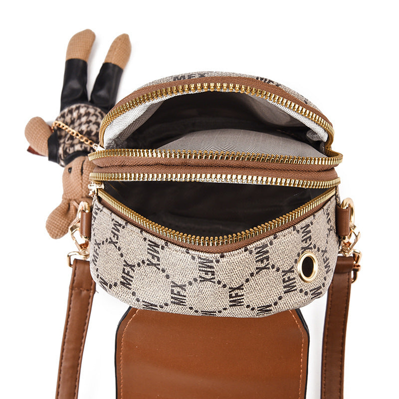 Women's Live Broadcast Mobile Female Retro Packet Bags