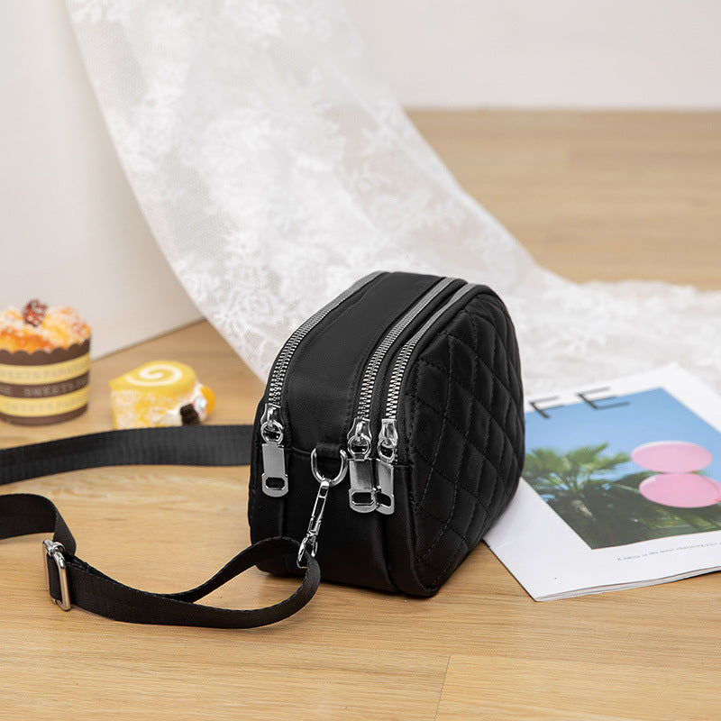 Women's For Rhombus Trendy Fashion Waterproof Nylon Bags