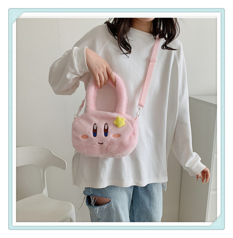 Elegant Women's Plush Clow Make-up Cute Bags
