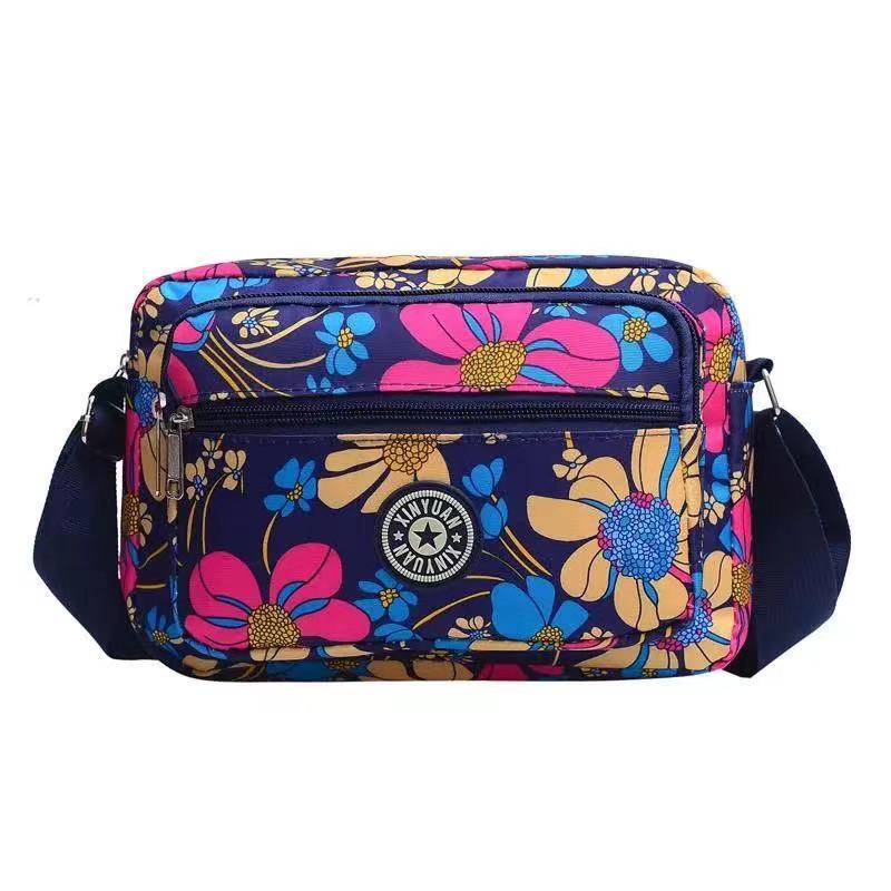 Women's Oxford Quantity Discount Stall Flower Crossbody Bags