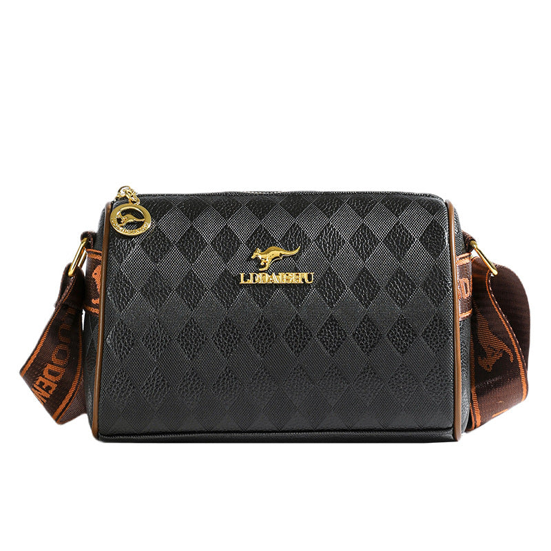 Women's Rhombus Boston High-grade Light Luxury Temperament Shoulder Bags