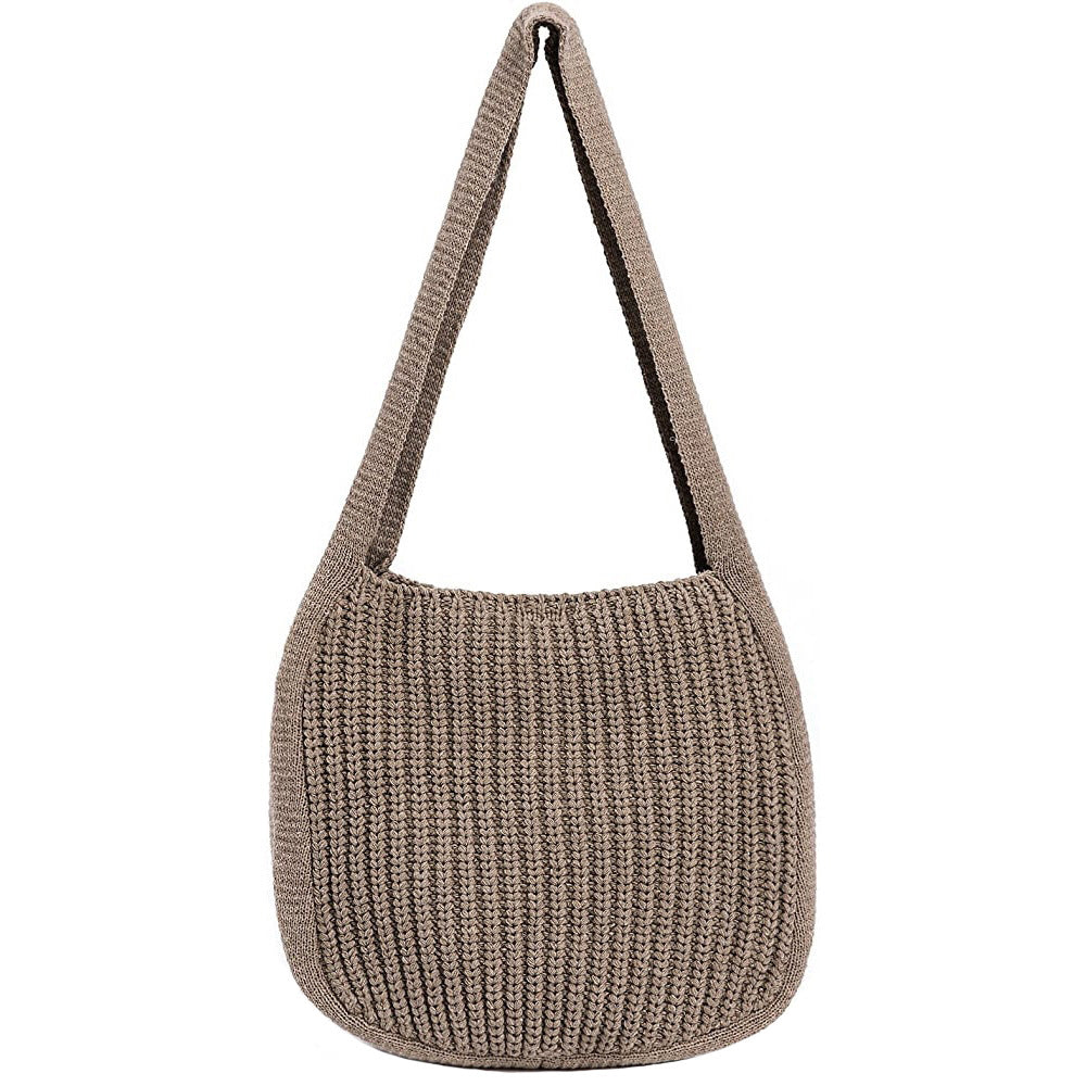 Versatile Knitted Large Capacity Female Fashion Shoulder Bags