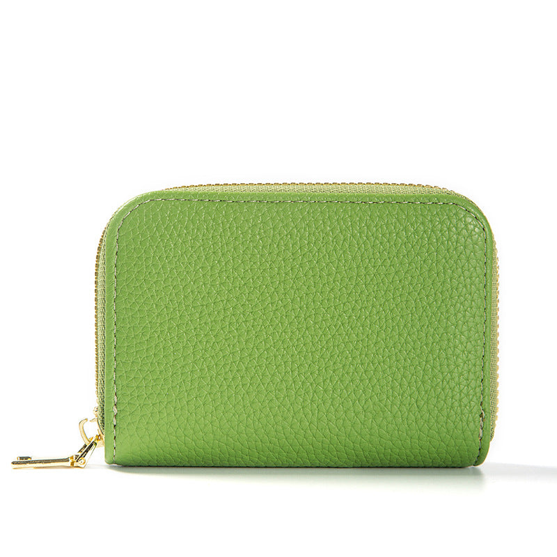 Attractive Swiping Expanding Multiple Slots Zipper Purses
