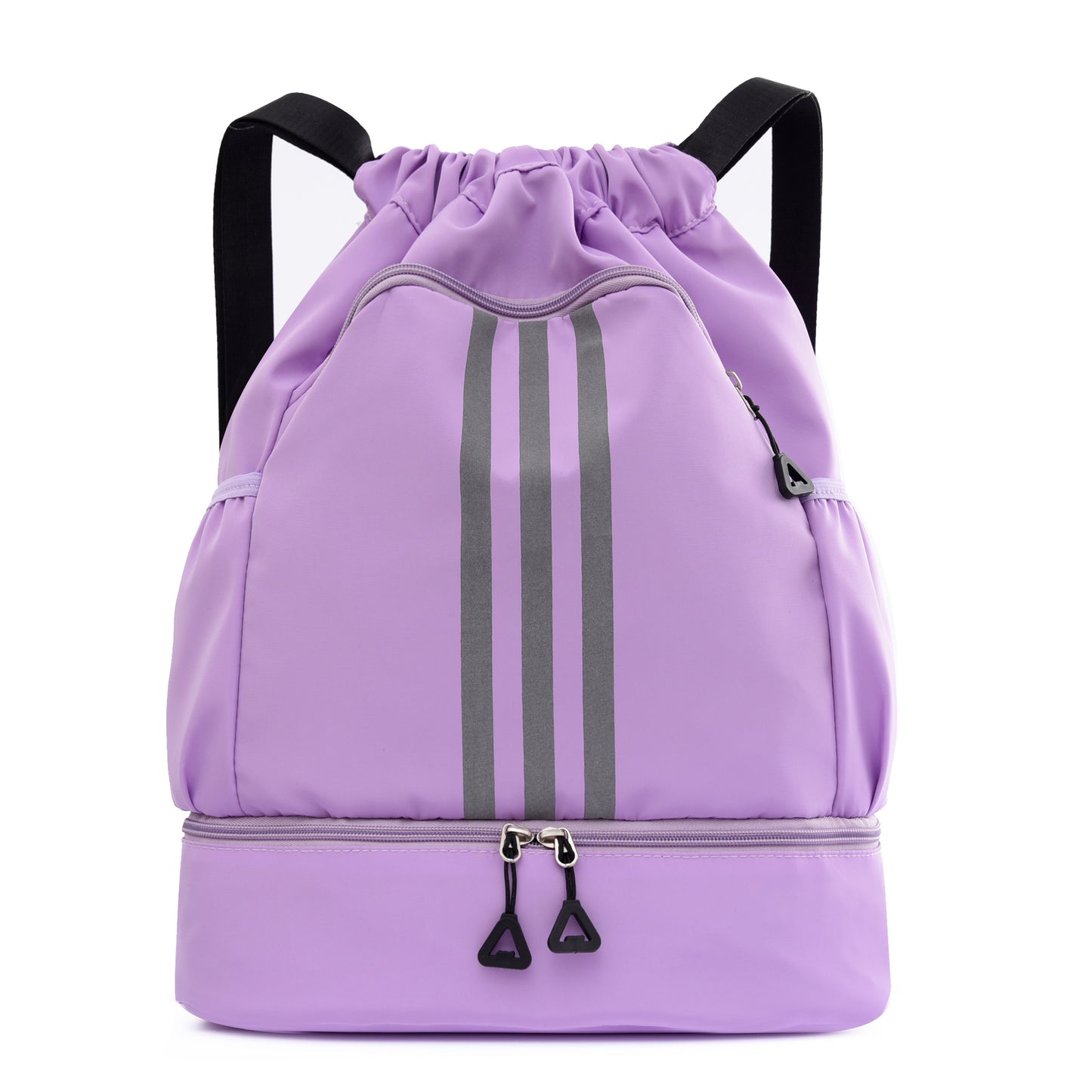 Versatile Classic Fashion Striped Drawstring Leisure Backpacks
