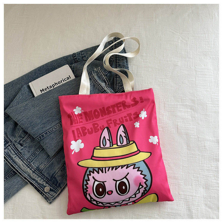 Women's Cartoon Automobiles Curtain Cloth Peripheral Tuition Shoulder Bags