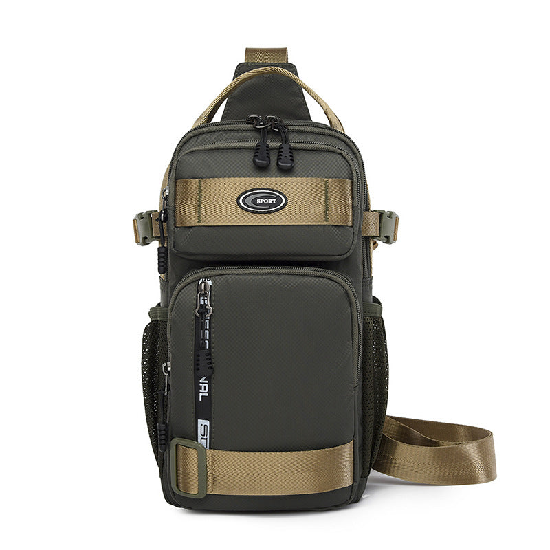 Men's Creative Versatile Oxford Cloth Waterproof Men's Chest Bags