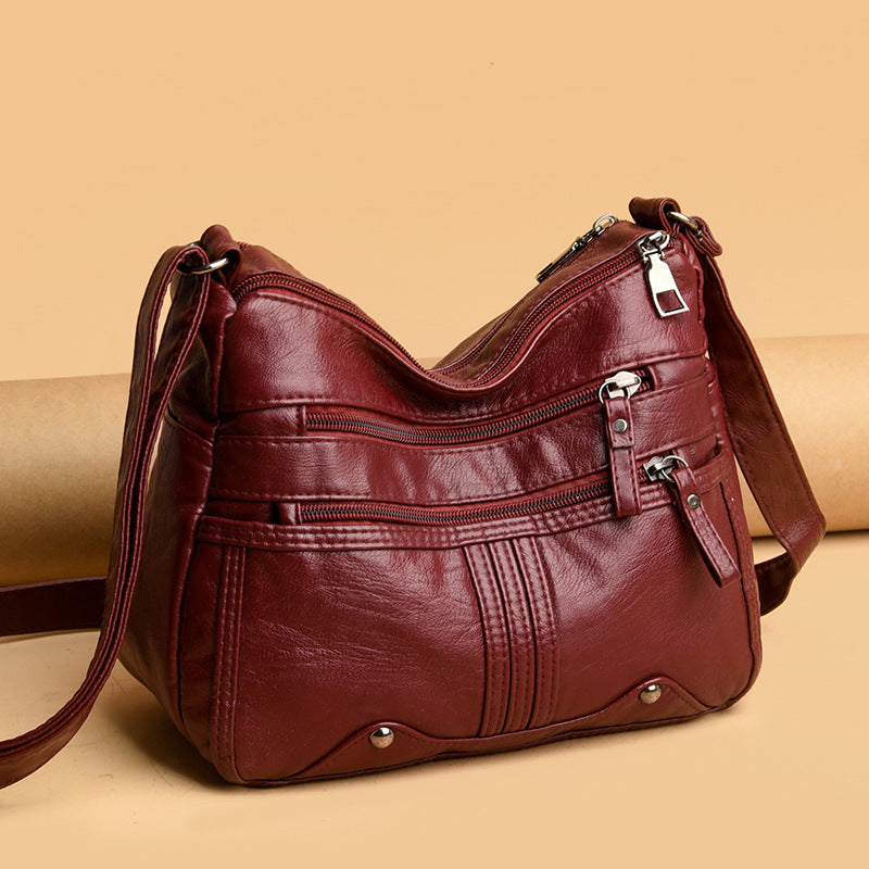 Cool Beautiful Creative Women's Soft Leather Bags