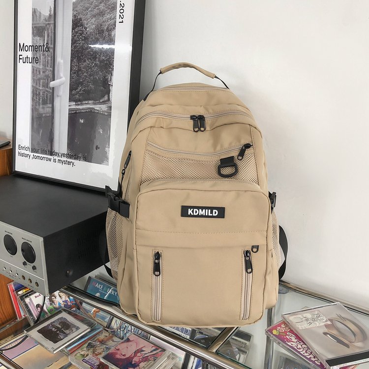 Women's High Korean College Mori Retro Canvas Backpacks
