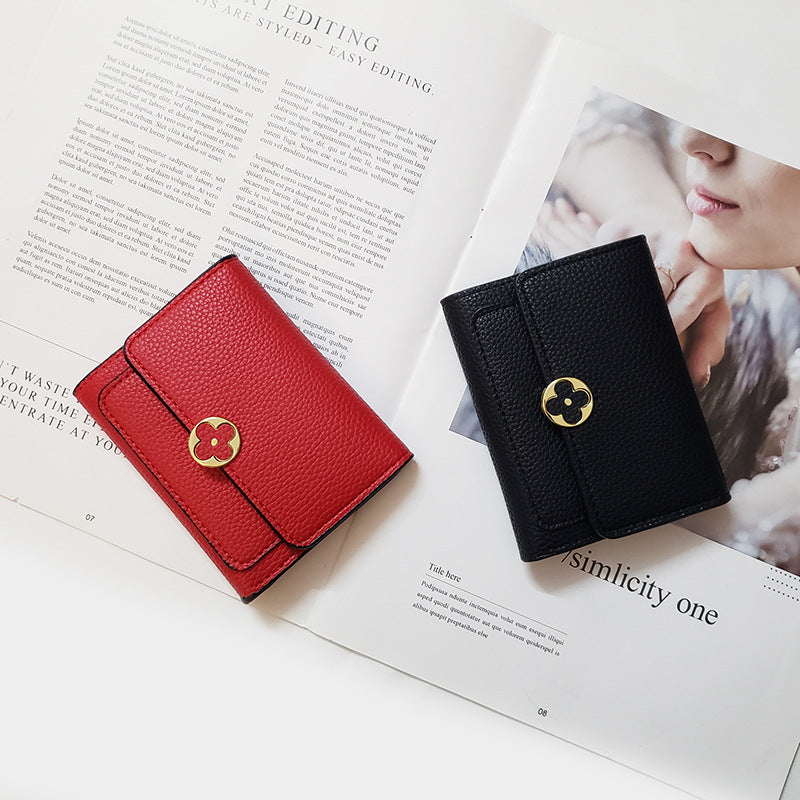 Women's Pattern Fashion Female Short Korean Ladies Wallets