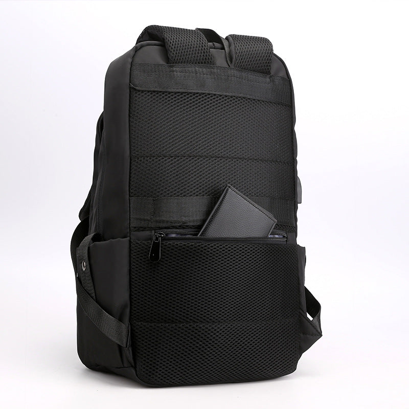 Men's Unique Printed Waterproof Leisure Rechargeable Backpacks