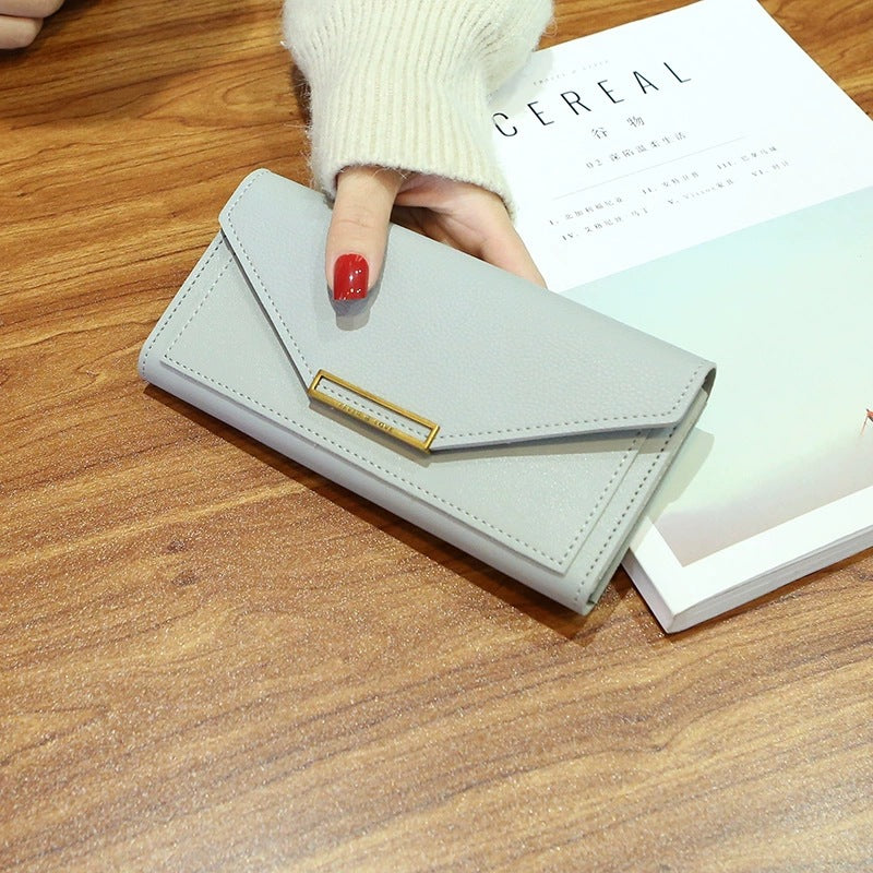 Women's Korean Fashionable Personalized Long Fresh Multifunctional Ladies Wallet