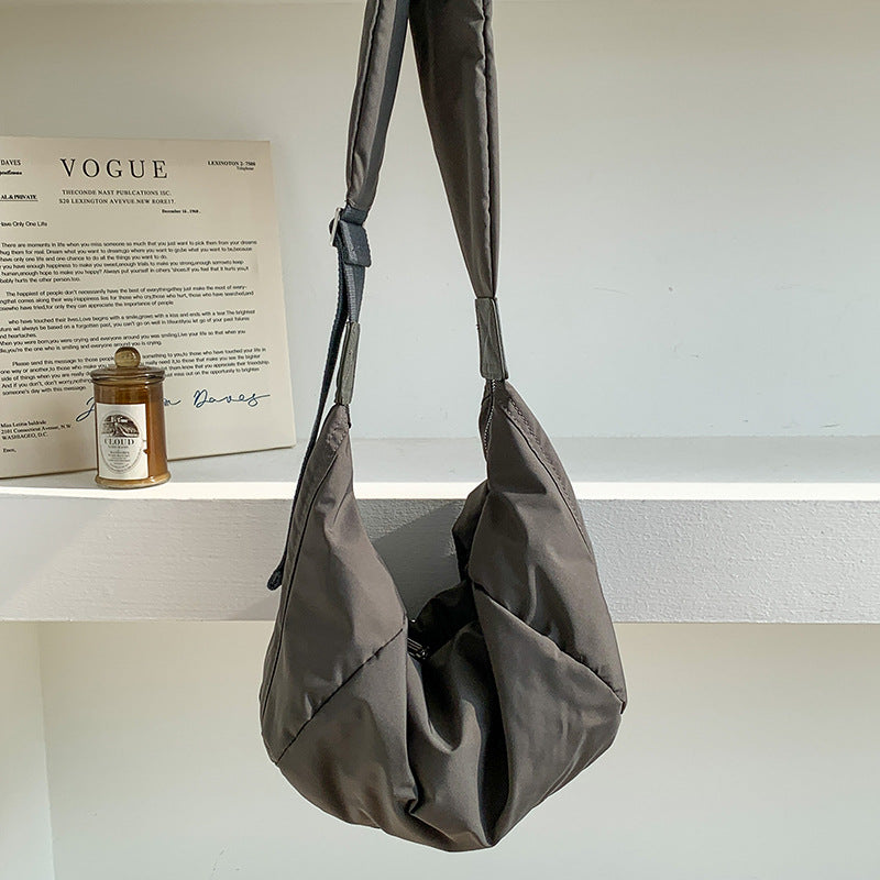 Women's Summer Nylon Dumpling High-grade Solid Color Crossbody Bags