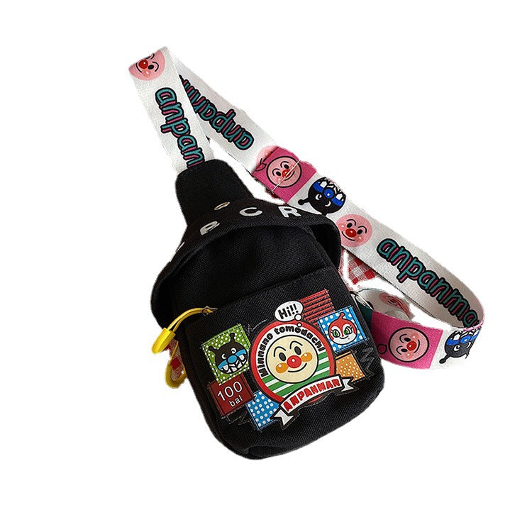 Cute Bread Superman Boys Hot Cartoon Crossbody Bags