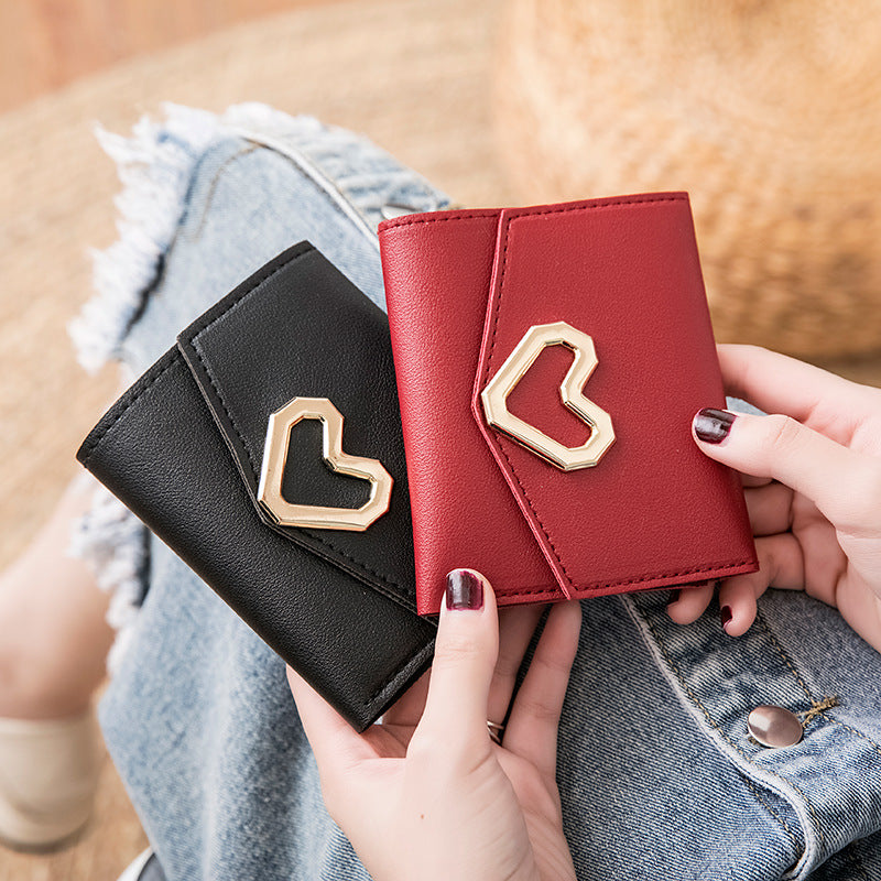 Popular Glamorous Women's Three Fold Love Handbags