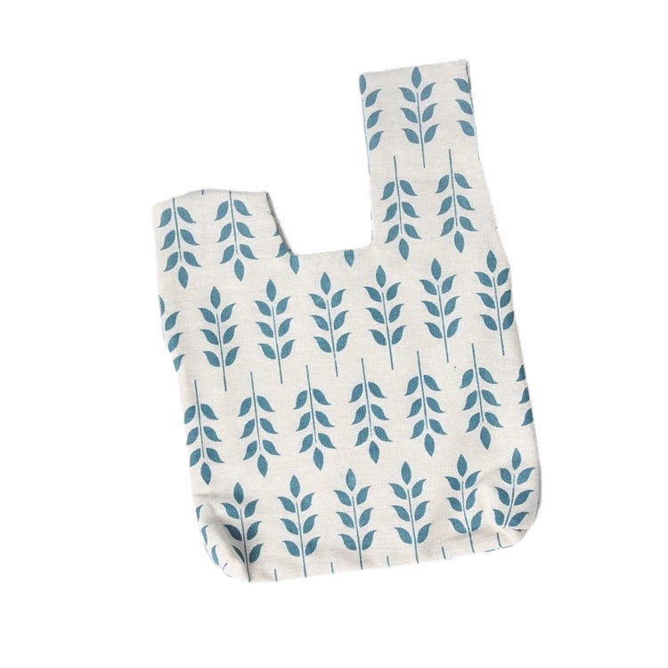 Classy Wrist Cotton Linen Fabric Fresh Handbags